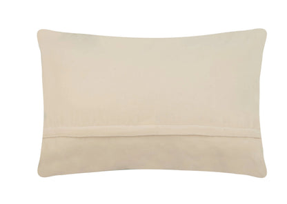 Beige pillow on a white background