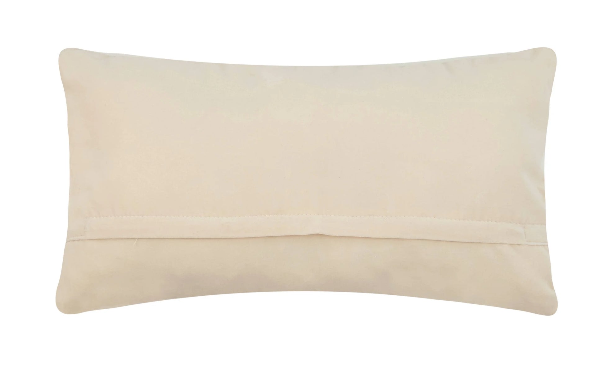 Beige pillow on a white background