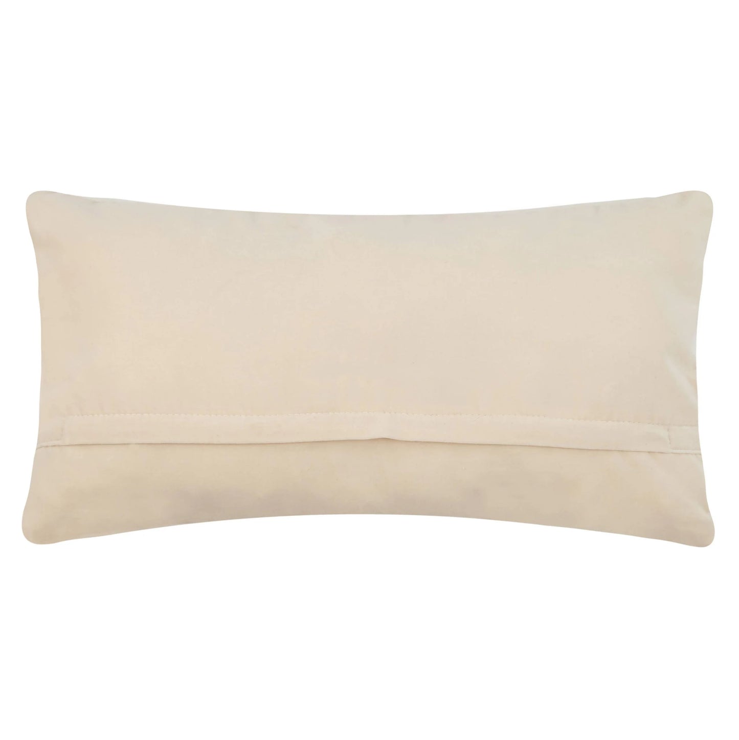 Beige pillow on a white background