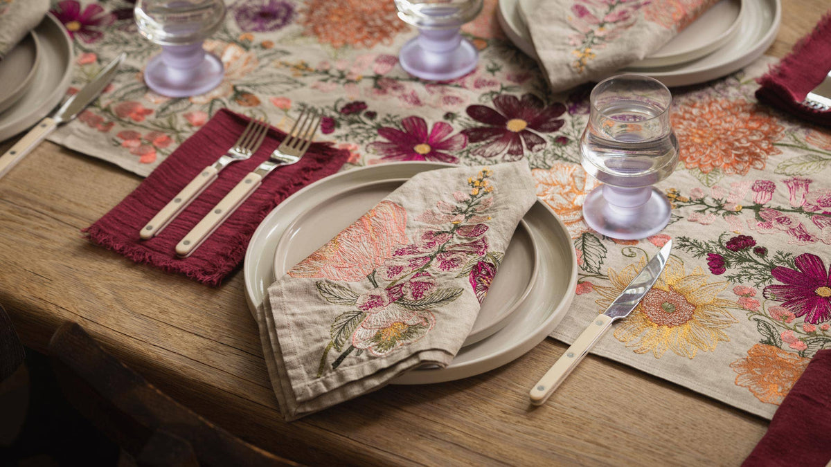 Coral & Tusk - Blush Bouquet - Dinner Napkin