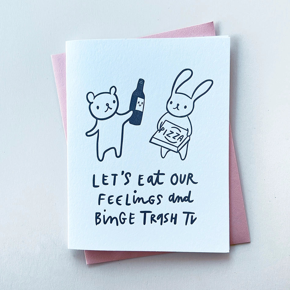 Ghost Academy - Eat Our Feelings - Greeting Card