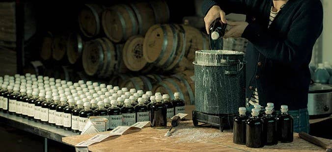 Noble Handcrafted - Noble Tonic 01 - Tuthilltown Bourbon Barrel Matured Maple Syrup - 450 mL