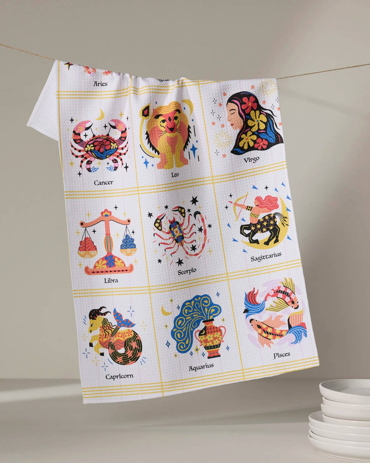 Geometry - Cosmic Harmony Tea Towel