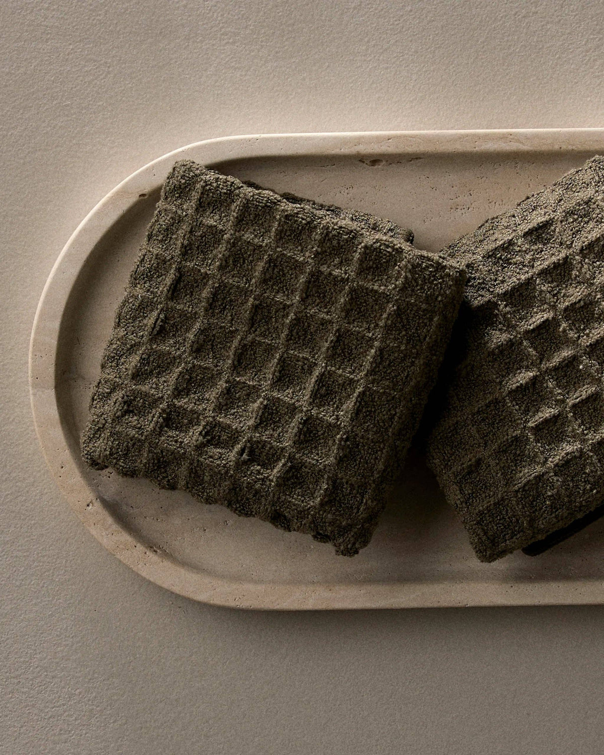 Geometry - Forest - Waffle Washcloth Set - 10 in. x 10 in. - 3 Pack