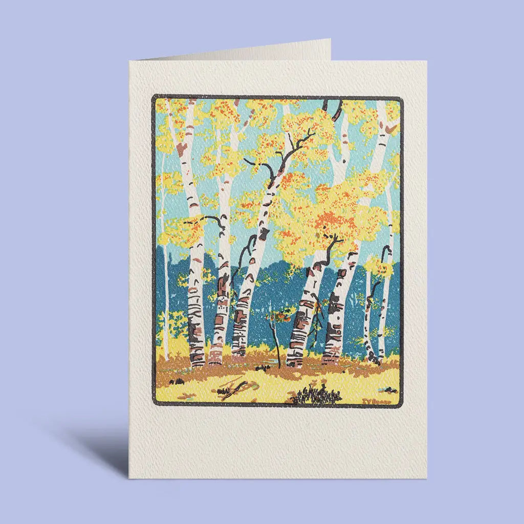 Saturn Press - Autumn Dunes Greeting Card