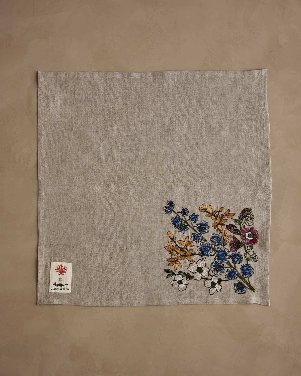 Coral & Tusk - Spring Stems - Dinner Napkin