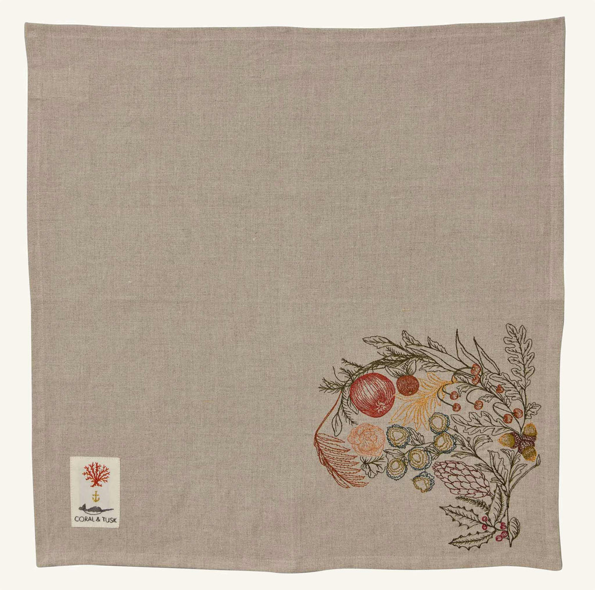 Coral & Tusk - Winter Vine - Dinner Napkin
