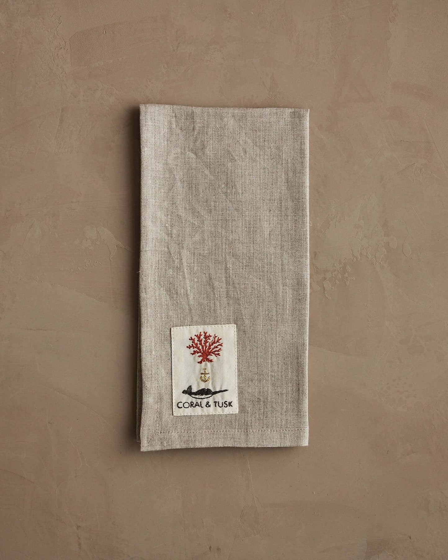 Coral & Tusk - Kestrel Feather - Dinner Napkin