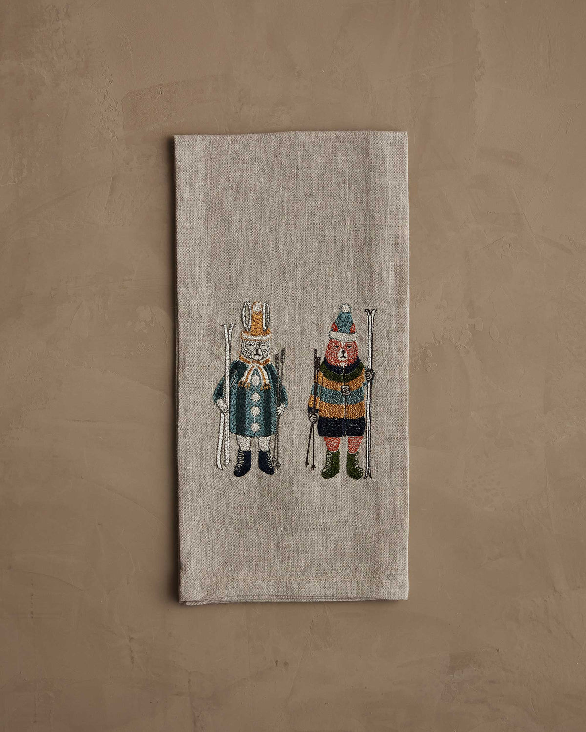 Coral & Tusk - Ski Buddies - Tea Towel