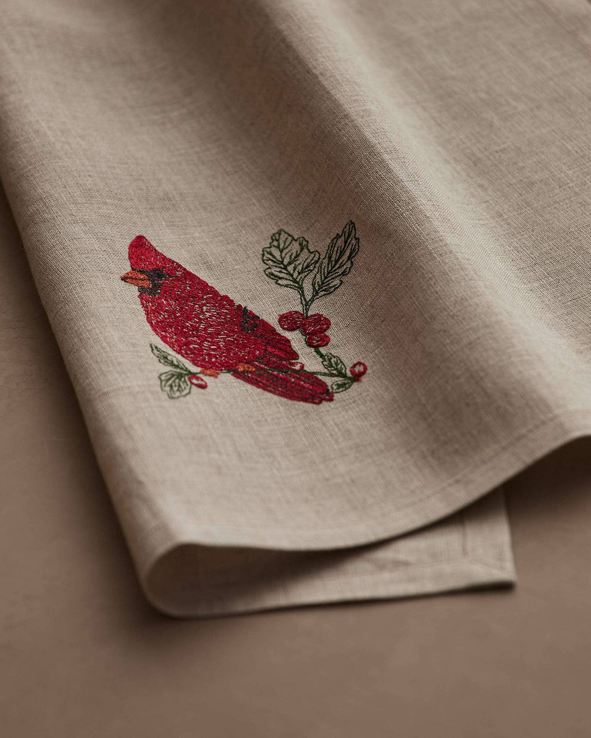 Coral & Tusk - Red Cardinal - Tea Towel