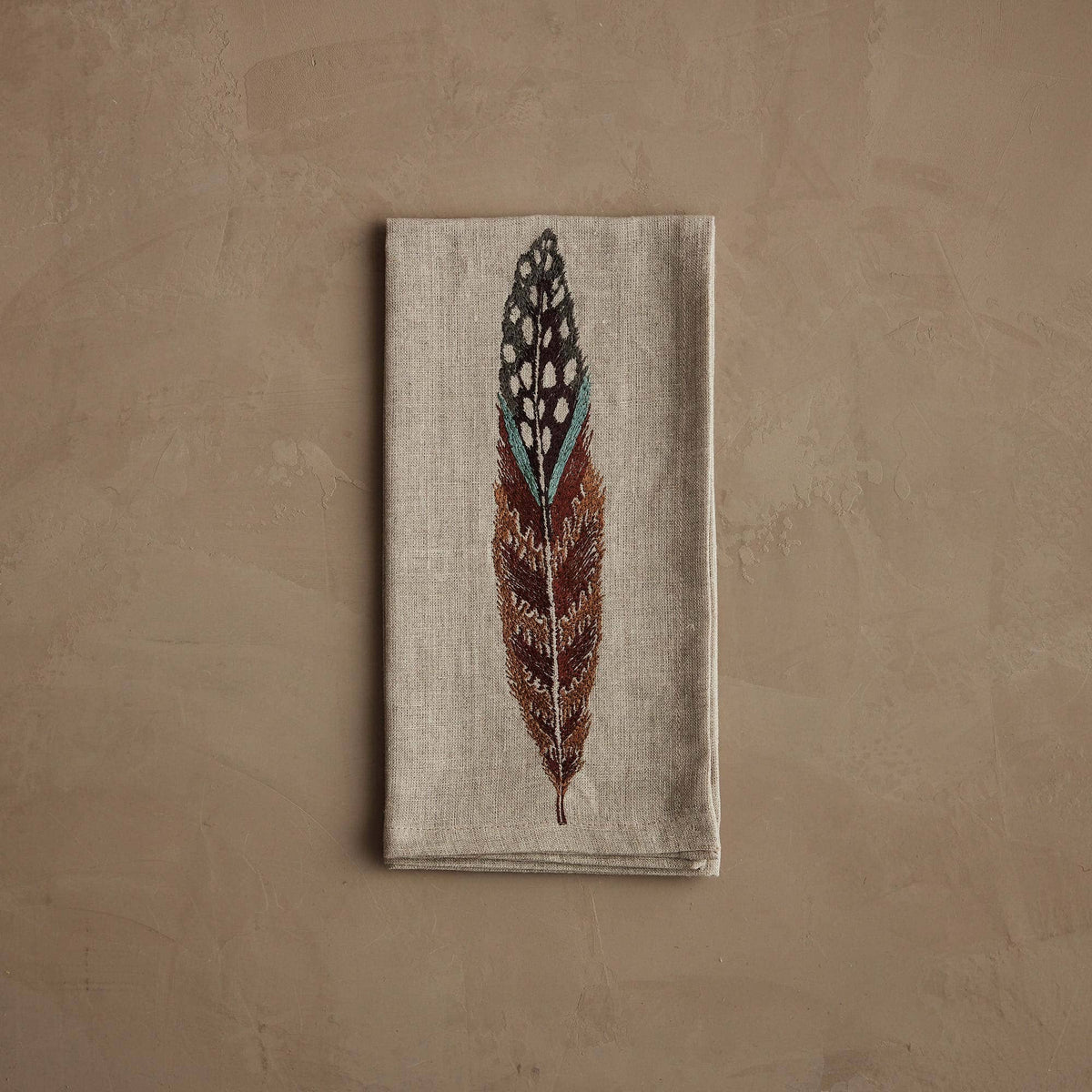 Coral & Tusk - Fowl Feather - Dinner Napkin