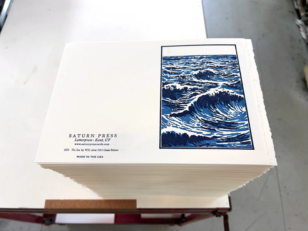 Saturn Press - The Sea Greeting Card