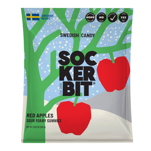 Sockerbit - Fizzy Frosted Apples - 2.8 oz.