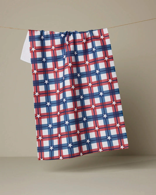Geometry - Backyard Picnic Tea Towel