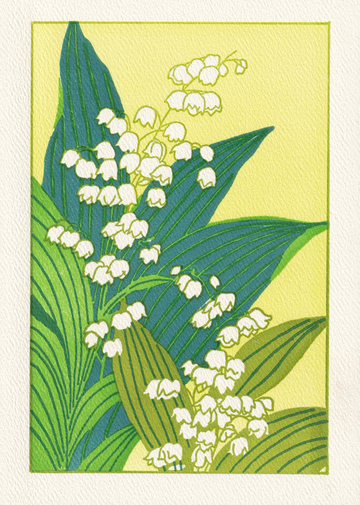 Saturn Press - May Bells Greeting Card