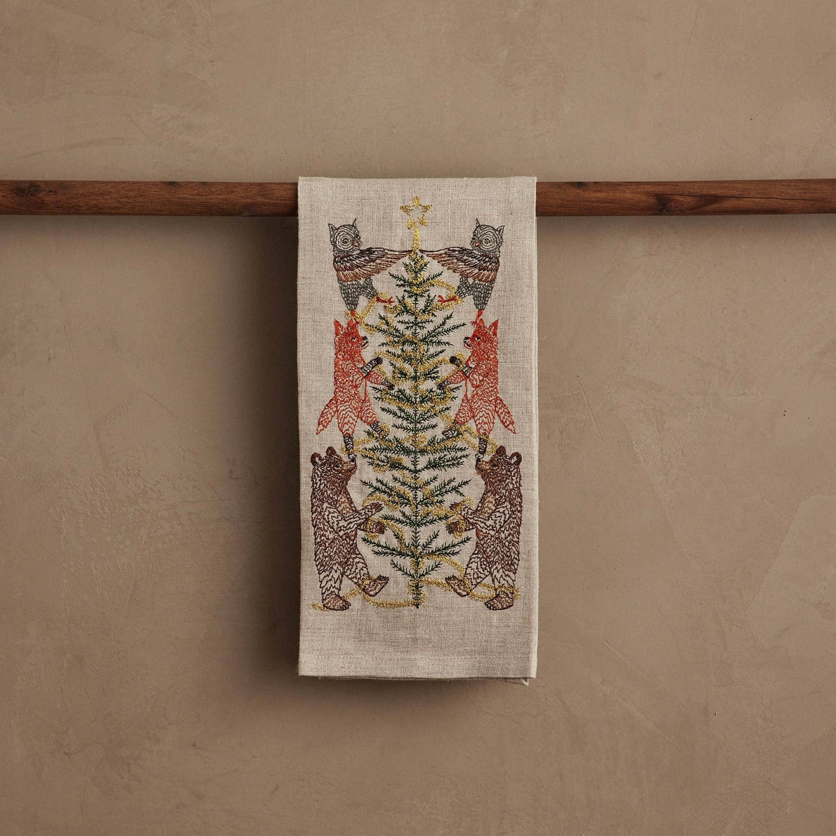 Coral & Tusk - Tinsel Tree - Tea Towel