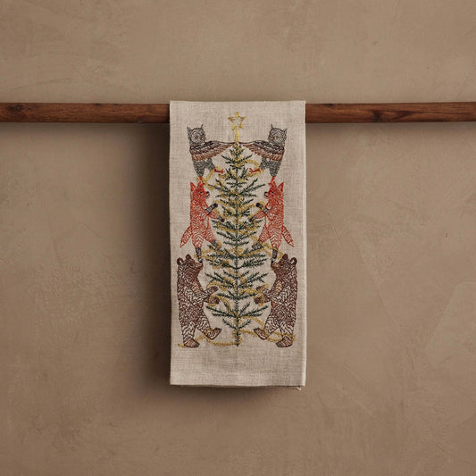 Coral & Tusk - Tinsel Tree - Tea Towel