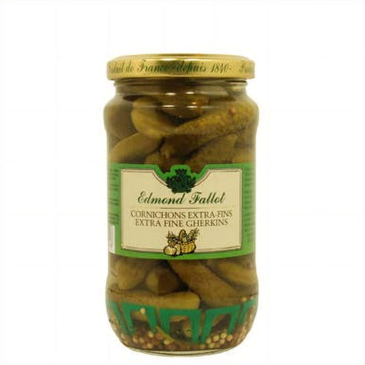 Edmond Fallot - Cornichon Pickles - Extra Fine Gherkins - 6.7 oz.