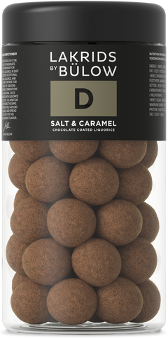 Lakrids By Bülow - D - Salt & Caramel - Chocolate Coated Licorice - 10.41 oz.