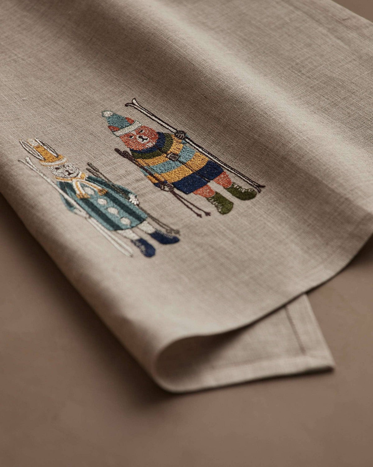 Coral & Tusk - Ski Buddies - Tea Towel