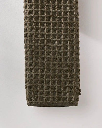 Geometry - Forest - Waffle Hand Towel, view 2