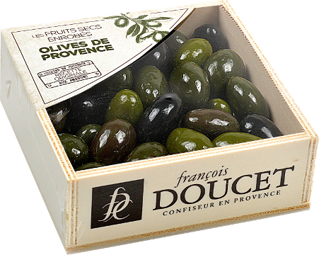 Francois Doucet - Green “Olives” - Chocolate-Covered Almonds - 200 g