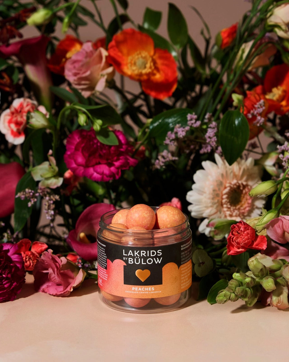 Lakrids By Bülow - Peaches White Chocolate Coated Licorice - 10.41 oz.