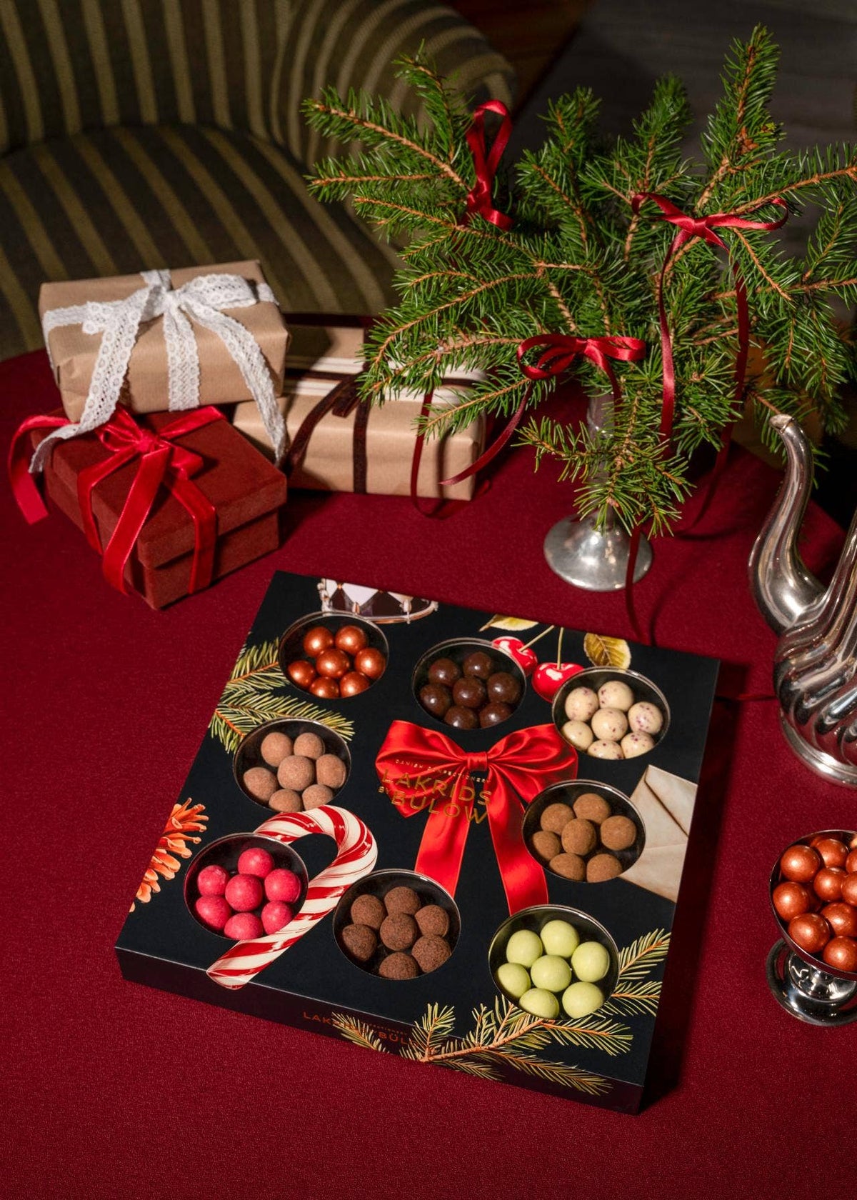 Lakrids By Bülow - Winter Selection Box - 8 Flavors - Chocolate Coated Licorice - 11.5 oz.