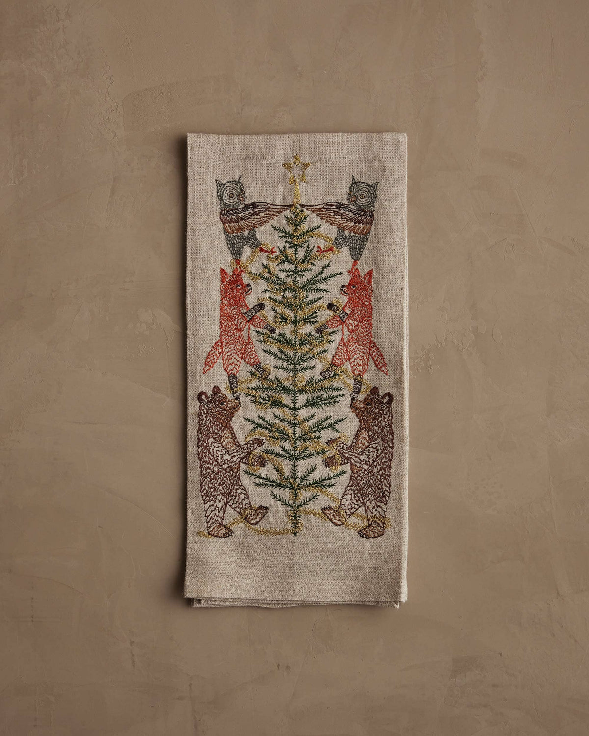 Coral & Tusk - Tinsel Tree - Tea Towel