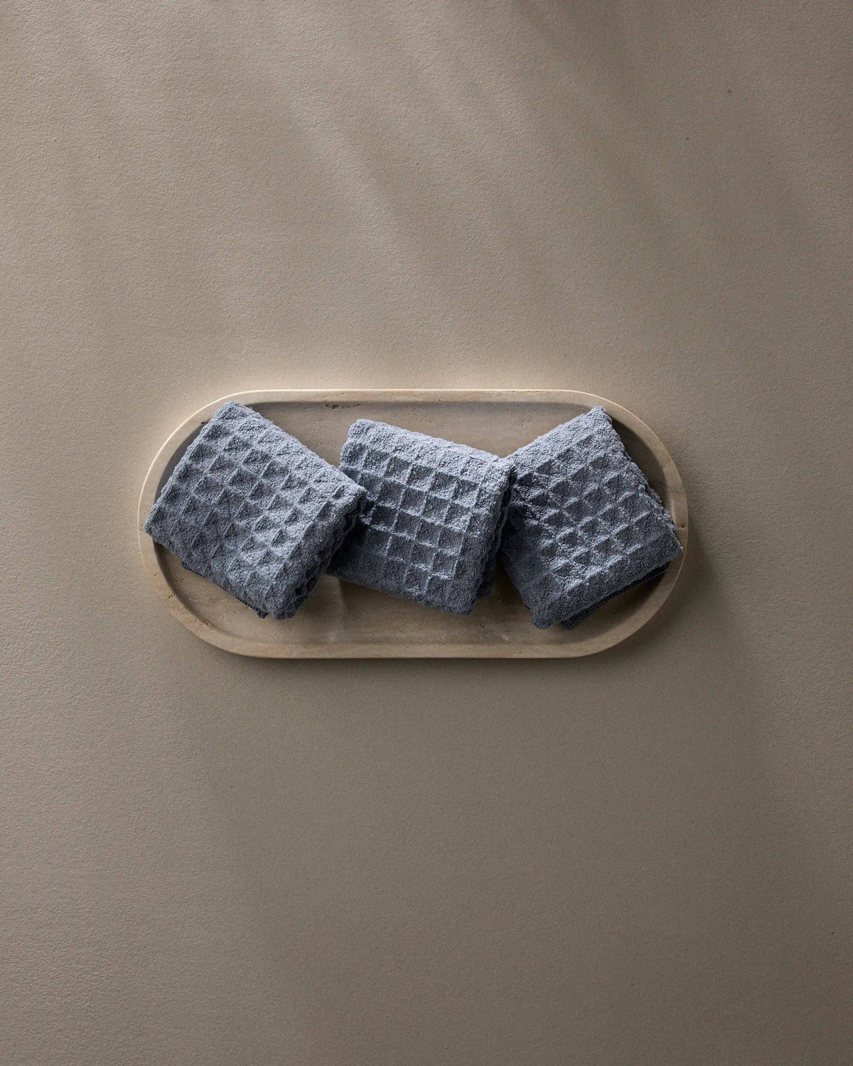 Geometry - Sky - Waffle Washcloth Set - 10 in. x 10 in. - 3 Pack