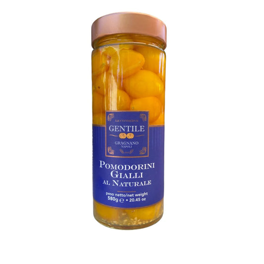 Gentile - Pomodirini Gialli Al Naturale (Piennolo Vesuvio Tomatoes) - 580 g