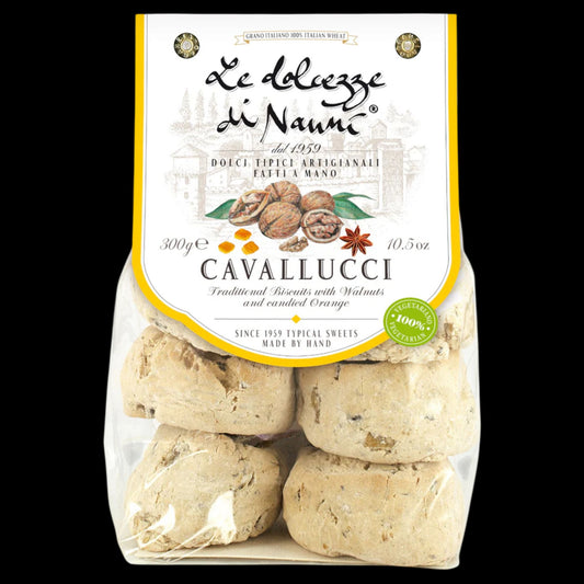 Le Dolcezze Di Nanni - Cavallucci Tuscan Pastries W/ Walnuts & Orange Peel - 300 g