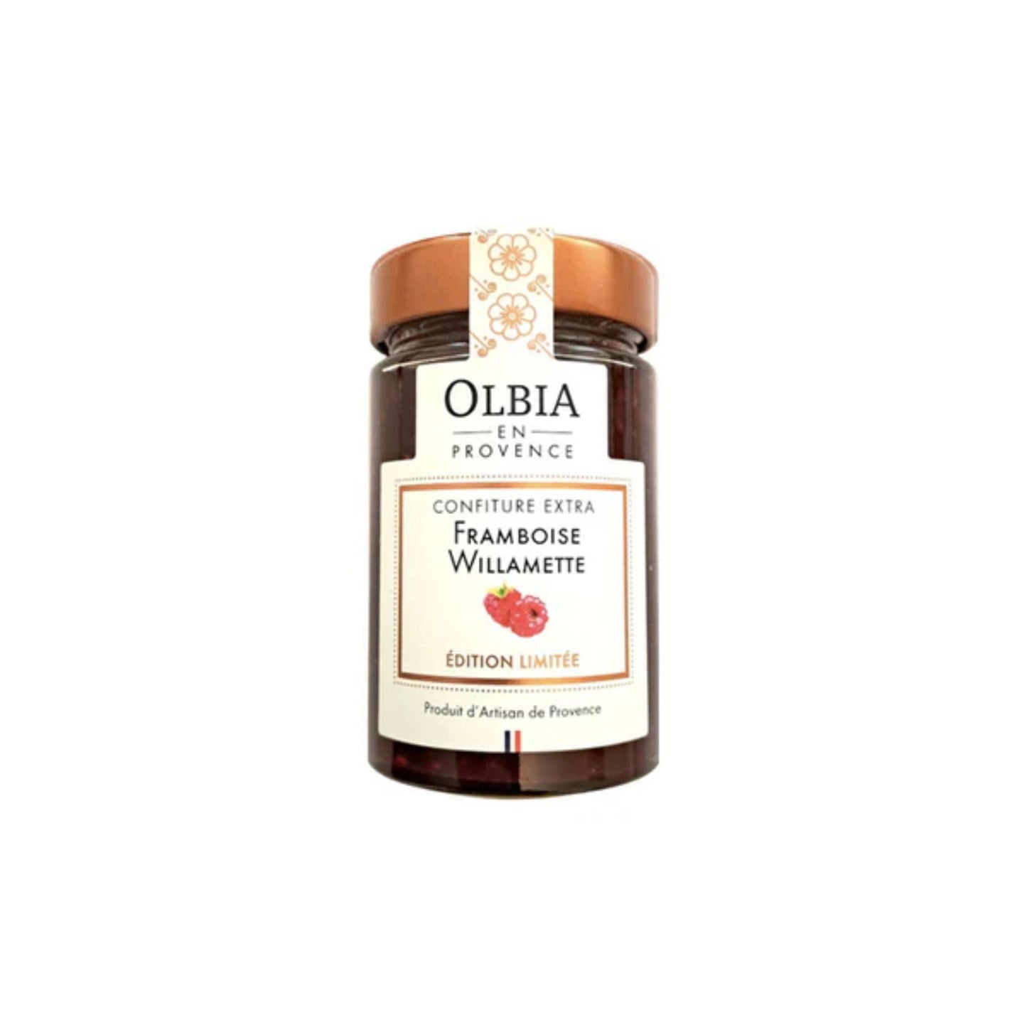 Olbia En Provence - Framboise  Willamette (Raspberry) Jam - 230 g