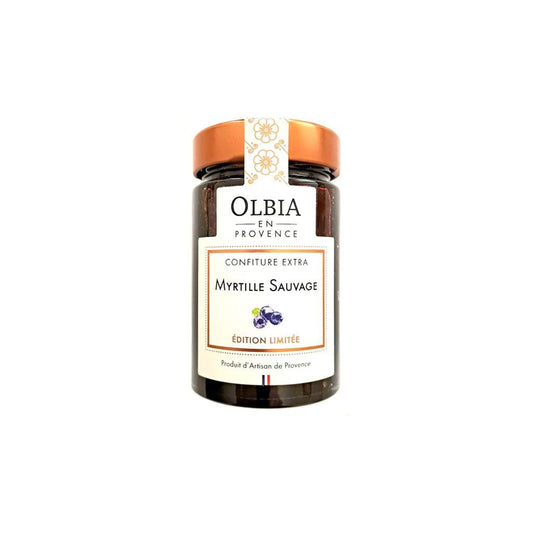 Olbia En Provence - Myrtille Sauvage (Wild Blueberry) Jam - 230 g