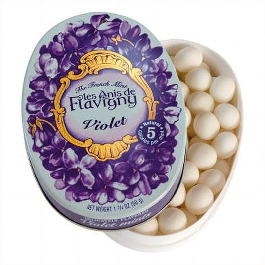 Les Anis de Flavigny - All Natural Violet Mints - 1.8 oz.