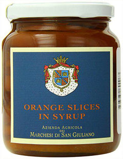 Marchesi di San Giuliano - Organic Sicilian Orange Slices in Syrup - 460 g