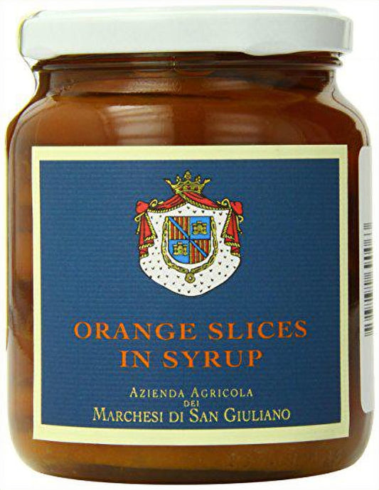 Marchesi di San Giuliano - Organic Sicilian Orange Slices in Syrup - 460 g