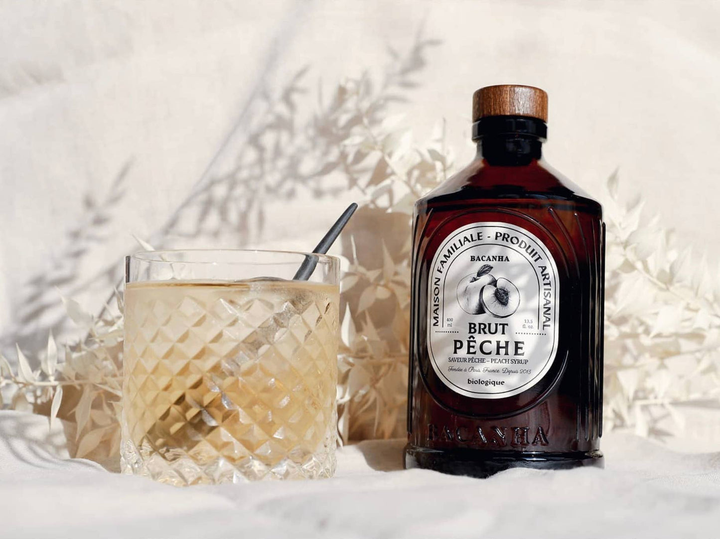 Bacanha - Peach Syrup - 13.5 oz.