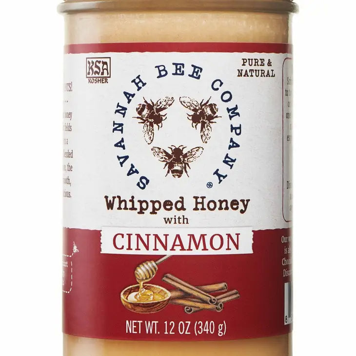 Savannah Bee Company - Whipped W/Cinnamon - 12 oz.