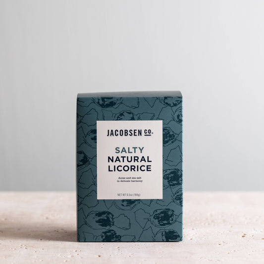 Jacobsen Salt Co. - Salty Natural Licorice - Pure Sea Salt Licorice Candy