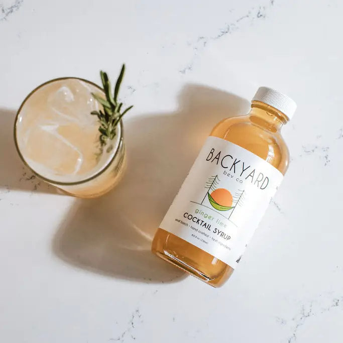 Backyard Bev Co. - Ginger Lime Cocktail Syrup