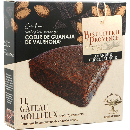 Biscuiterie De Provence - Almond & Valrhona Dark Chocolate Cake - 225 g