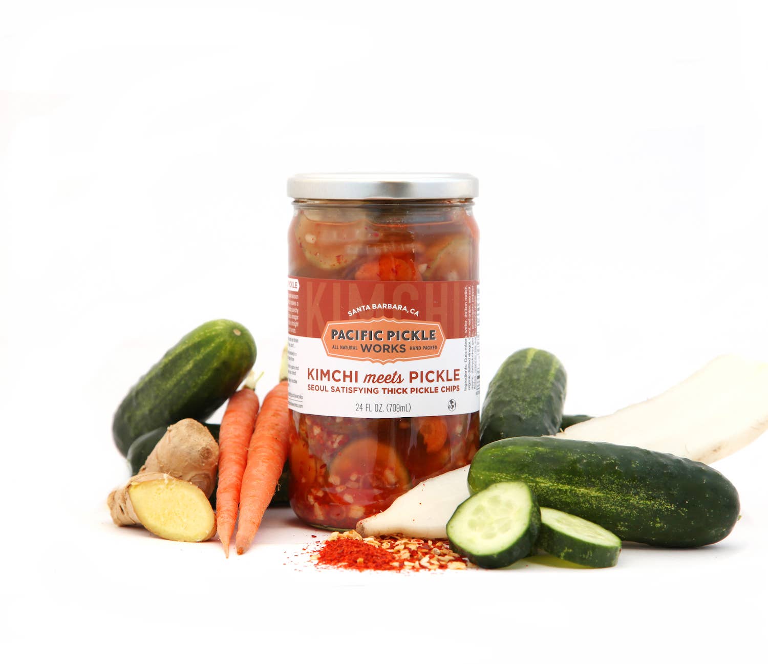 Pacific Pickle Works - Kimchi Meets Pickle - Pickle Chips - 24 oz.
