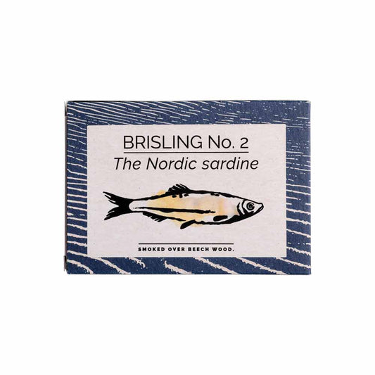 Fangst - Brisling No. 2 - The Nordic Sardine - Baltic Sea Sprat Smoked Over Beech Wood - 100 g