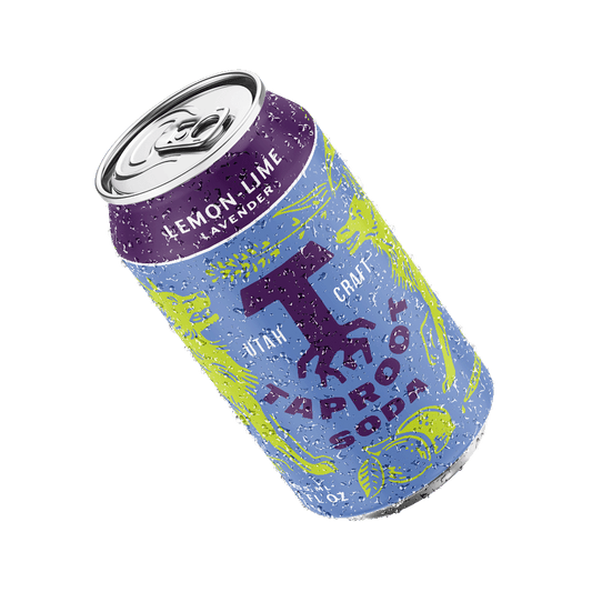 Taproot Soda - Lemon-Lime Lavender - 12 oz.