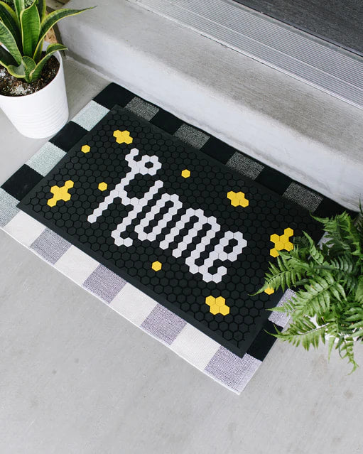 Letterfolk - Tile Mat - Black Standard