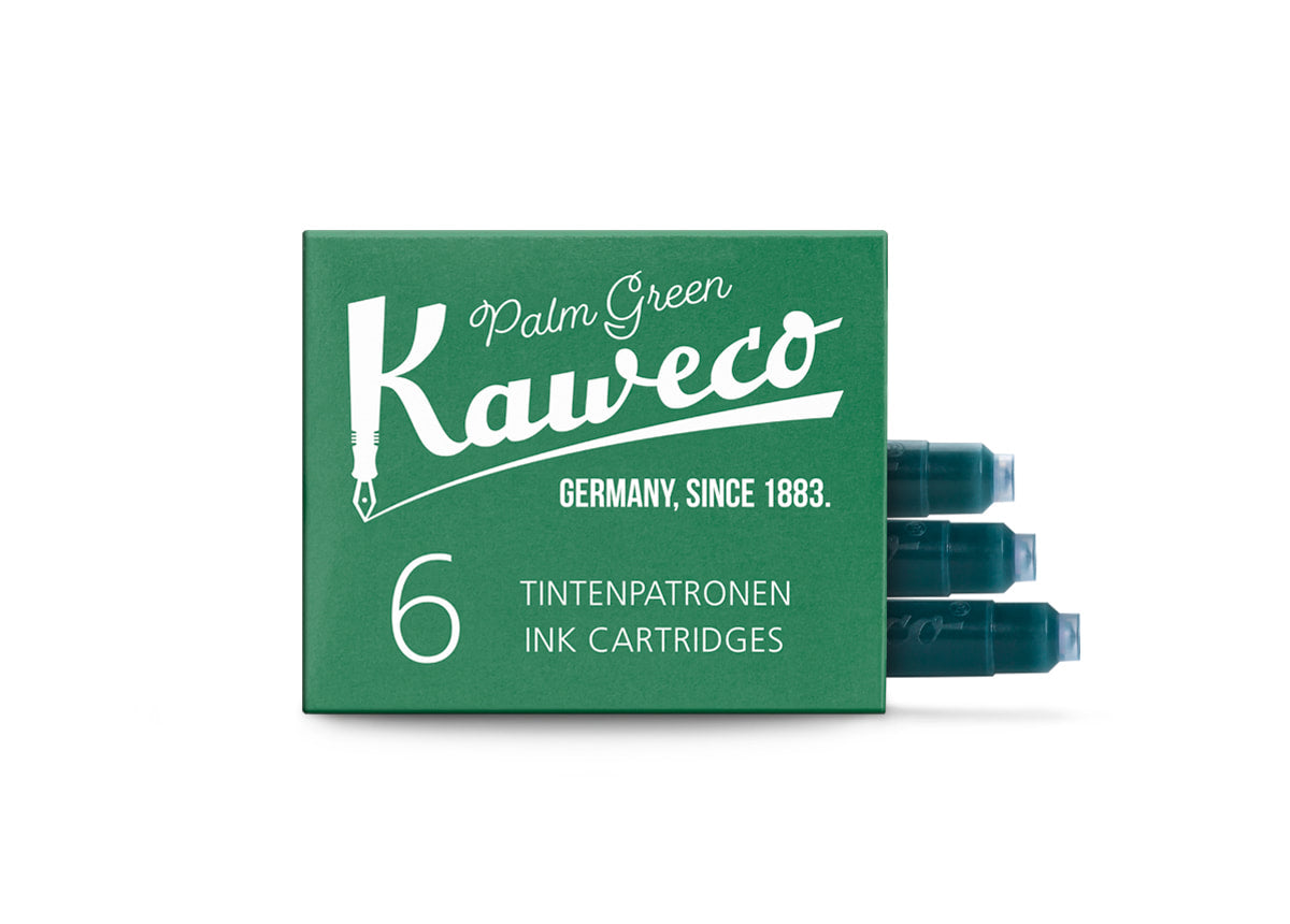 Kaweco - Ink Cartridges - Palm Green - 6 Pieces