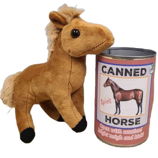Canned Gifts - Spirit The Canned Horse - Stuffed Animal