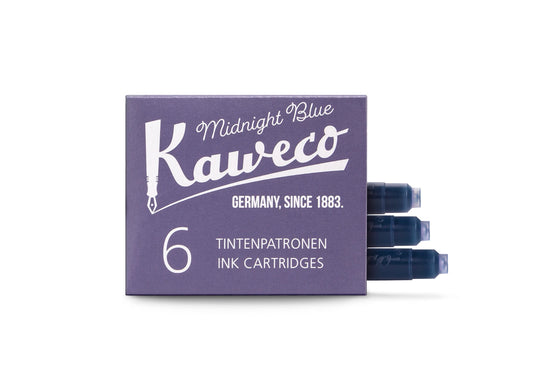 Kaweco - Ink Cartridges - Midnight Blue - 6 Pieces