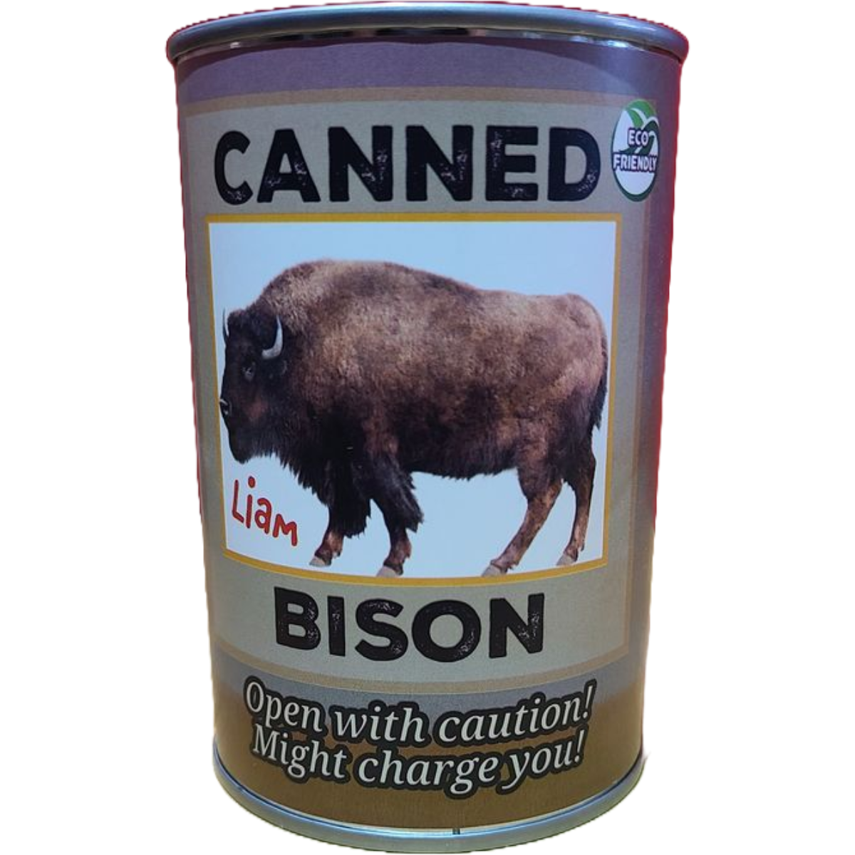 Canned Gifts - Liam The Canned Bison - Stuffed Animal